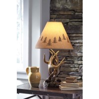 Derek Brown Poly Table Lamp (Includes 2)