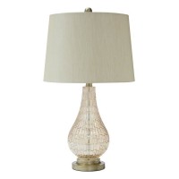 Latoya Champagne Glass Table Lamp (Includes 1)