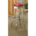 Red Bar Height Stool
