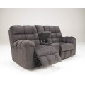 Acieona Double Recliner Loveseat with Console