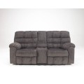 Acieona Double Recliner Loveseat with Console
