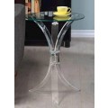 Clear Accent Table
