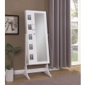 Silver Jewelry Armoire