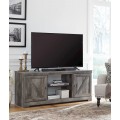 Wynnlow Gray LG TV Stand with Fireplace Option