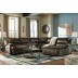 Clonmel Chocolate Sectional Living Room Group
